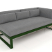 3d model Modular sofa, section 1 right (Bottle green) - preview