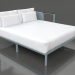 3d model Sofa module XL, section 2 left (Blue gray) - preview