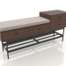 3d model Bench 3 (dark walnut) - preview