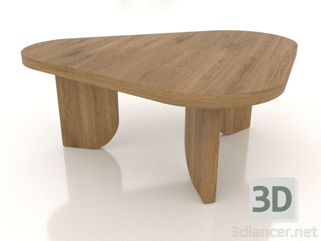 3D modeli Kahve masası COBBLE (L, doğal meşe) - önizleme 3D modeli Kahve masası COBBLE (L, doğal meşe) - önizleme