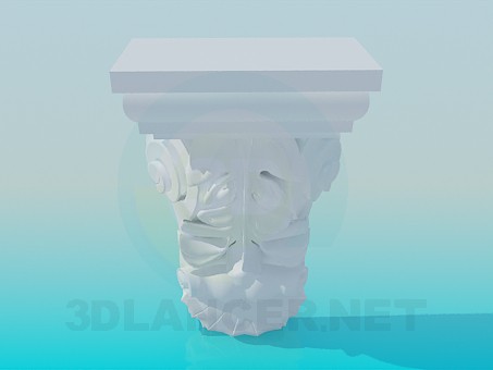 3d model Element of the cornice - preview