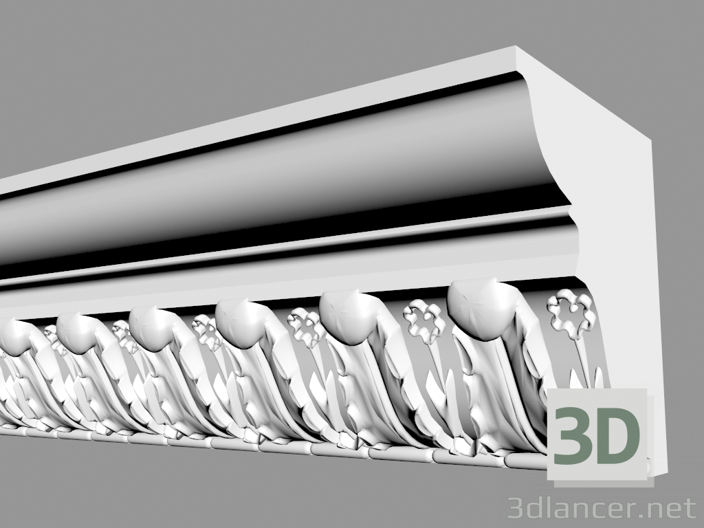 modello 3D Cornice C1066 - anteprima