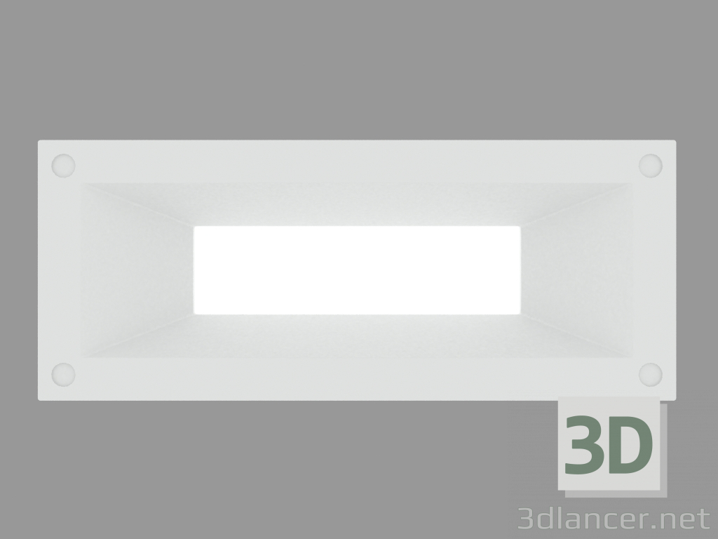 3d модель Светильник встраиваемый в стену LINK HORIZONTAL (S4682W) – превью