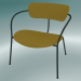 modello 3D Chair Pavilion (AV11, H 70cm, 65x69cm, Velvet 6 Dandelion) - anteprima