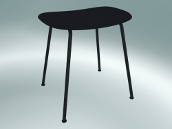 Tabouret en tube de fibre (noir)