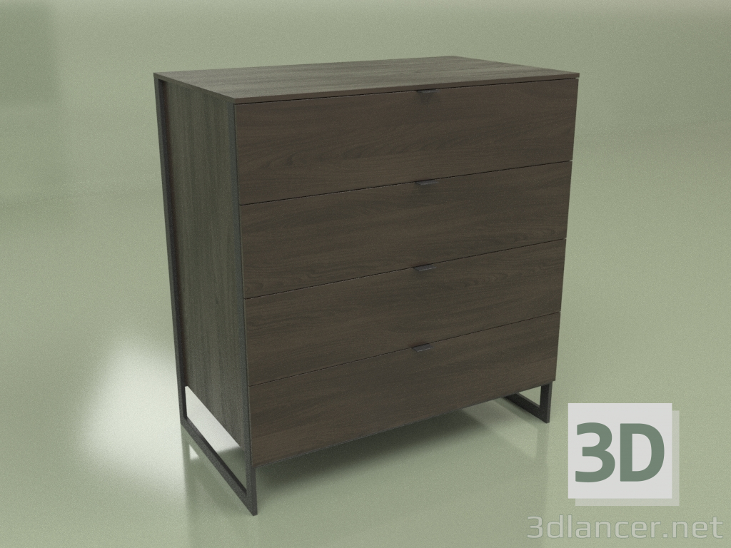 modèle 3D Commode Makon - preview