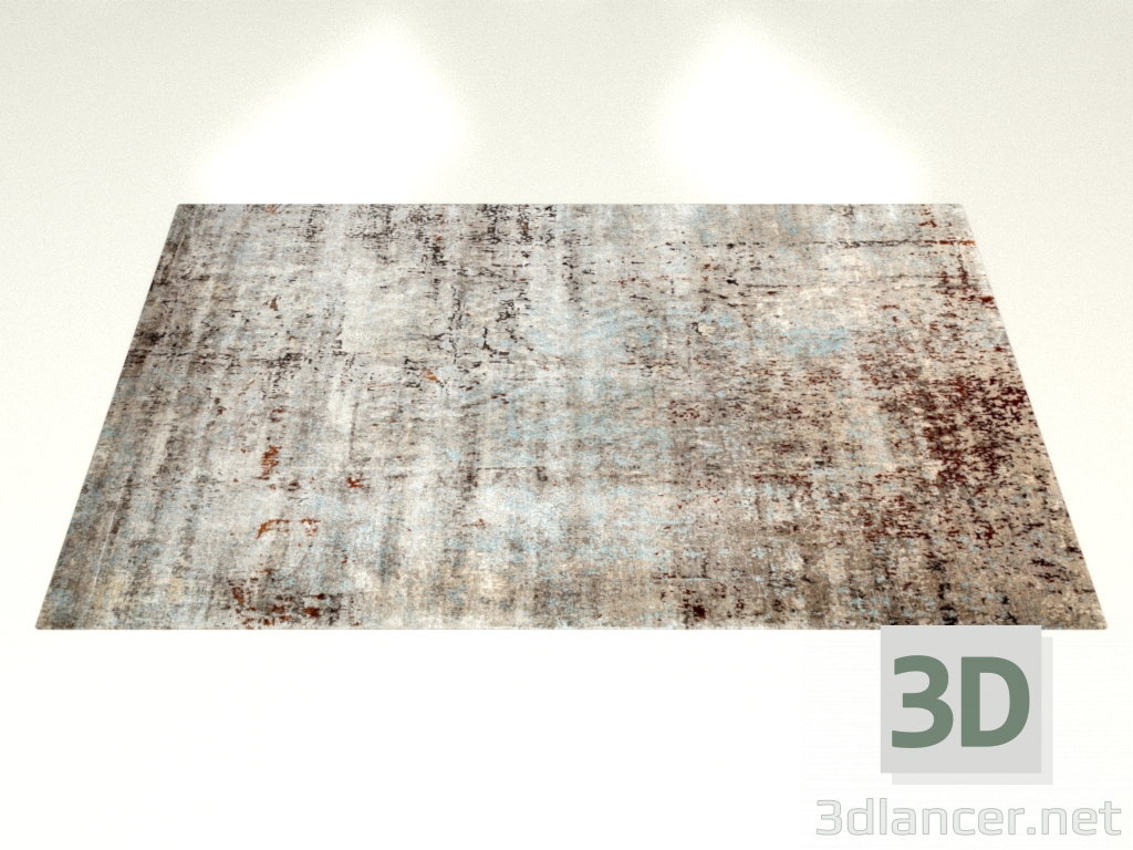 3d model Alfombra anudada, diseño Mónaco - vista previa