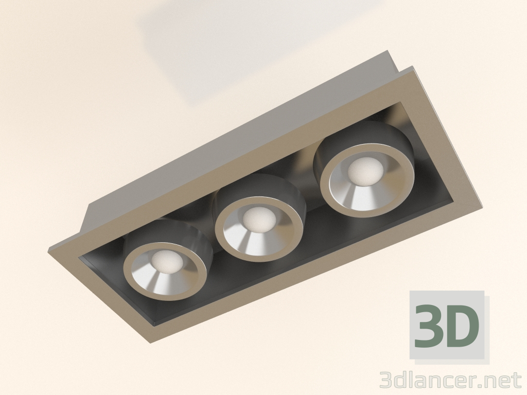 Modelo 3d Luminária de encastrar MFusion L31 - preview