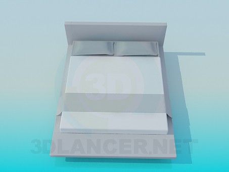 3d model Bed - preview