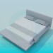 3D Modell Bett - Vorschau