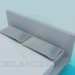 3D Modell Bett - Vorschau