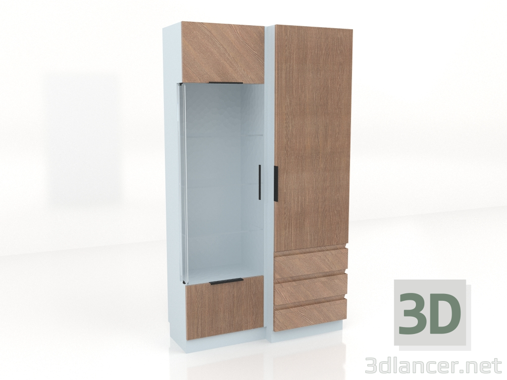 3D Modell Vitrine rechts - Vorschau