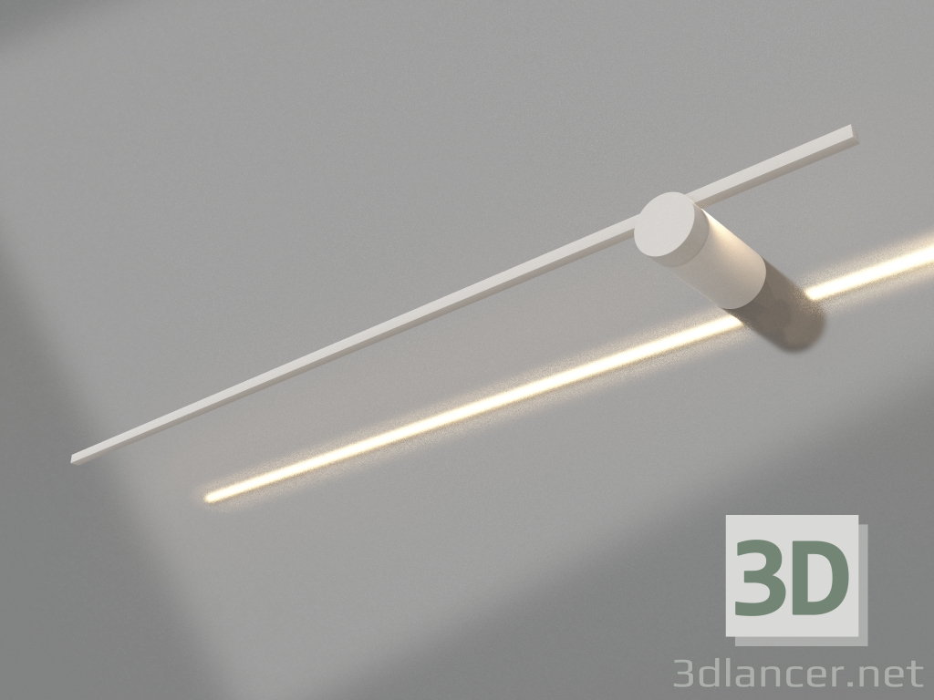 modello 3D Lampada SP-VINCI-S900x55-10W Warm3000 (WH, 110 gradi, 230V) - anteprima