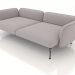 3d model Sofa module 2.5 seater deep with armrests 85 - preview