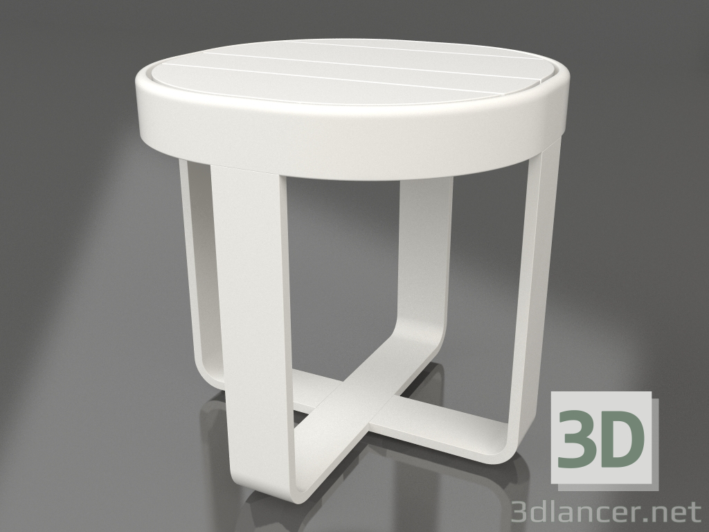 modello 3D Tavolino rotondo Ø42 (DEKTON Zenith, Grigio agata) - anteprima