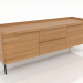 Modelo 3d Suporte de TV 3 1500 mm (carvalho natural) - preview