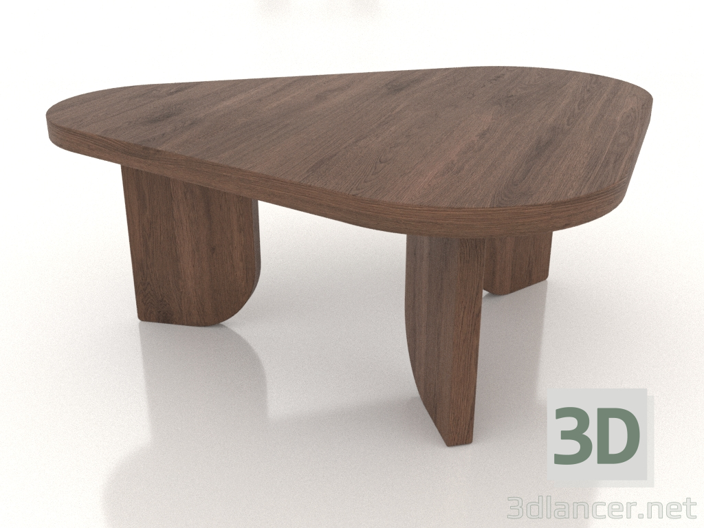 Modelo 3d Mesa de centro COBBLE (L, carvalho tabaco) - preview Modelo 3d Mesa de centro COBBLE (L, carvalho tabaco) - preview