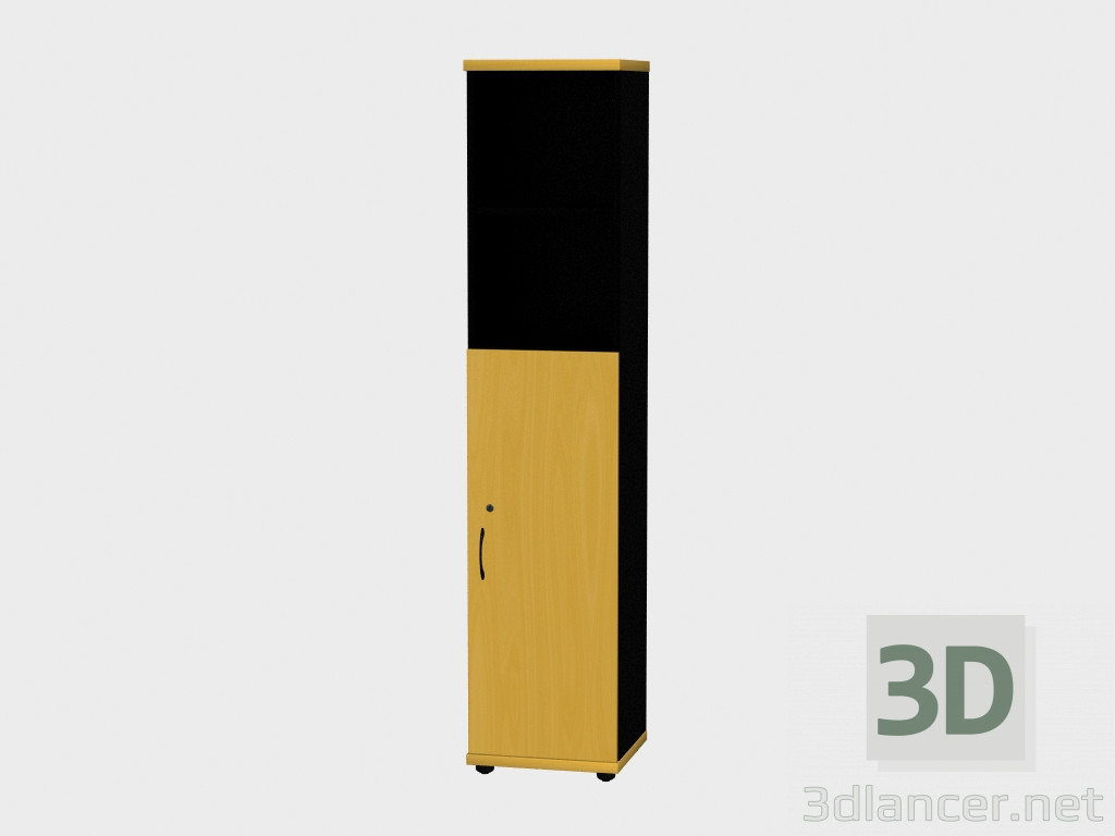 3d model Mono-luxury wardrobe (R5W03) - preview