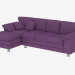 3d model Corner sofa bed for three persons - preview