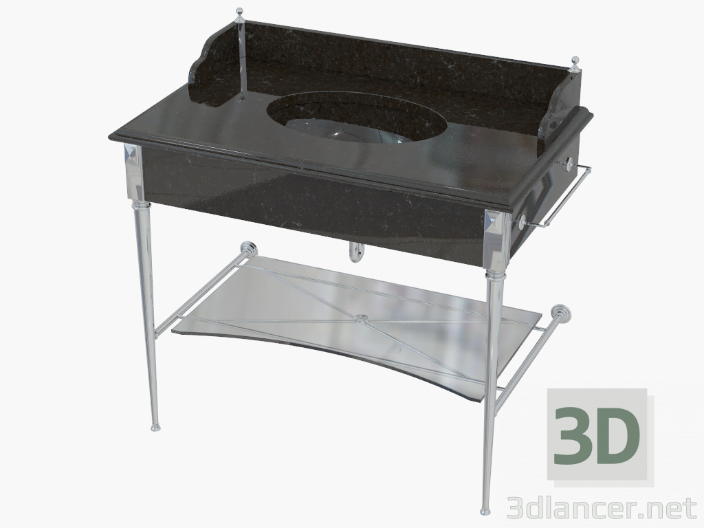 3d model Console with marble top Madison - preview