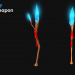 3d model 3D Fantasy Magical weapon - Game Asset - preview