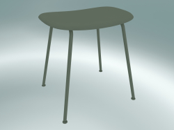 Tabouret en tube de fibre (Vert poussiéreux)