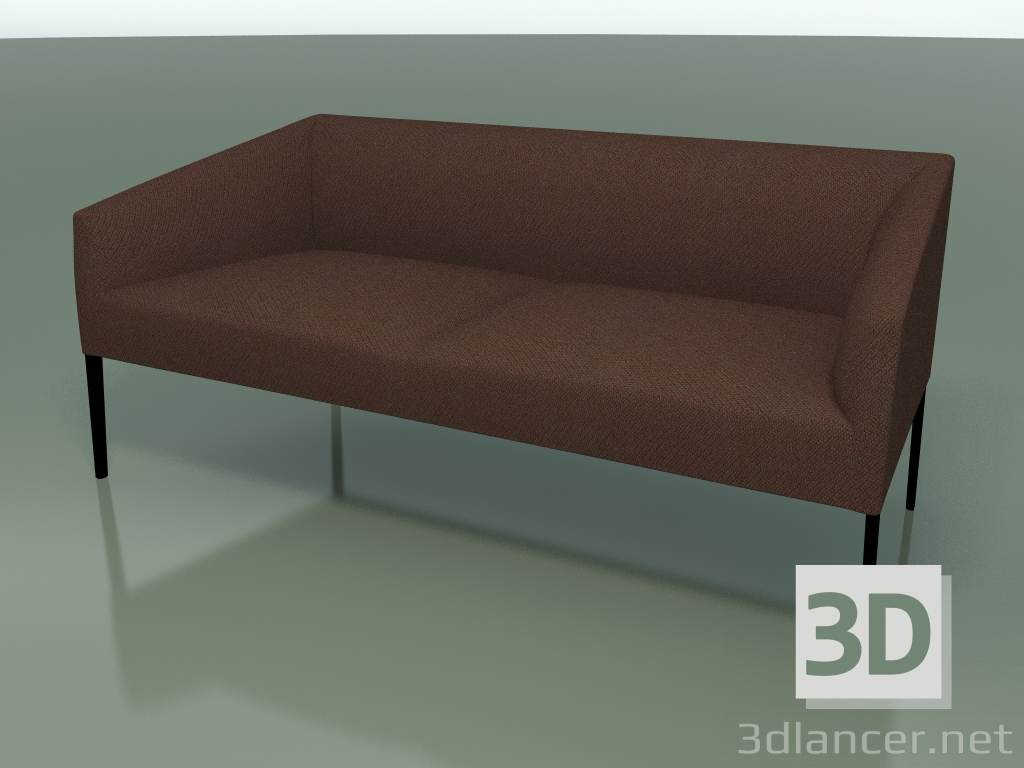 modello 3D Divano doppio 2712 (V39) - anteprima