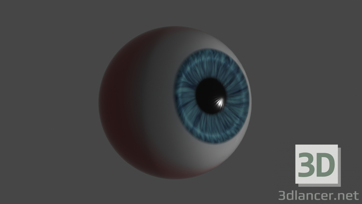 3D Modell Einfaches AUGE Eevee - Vorschau