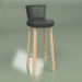 3d model Bar stool Trinidad (black) - preview