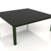 Modelo 3d Mesa de centro 94×94 (verde garrafa, DEKTON Domoos) - preview