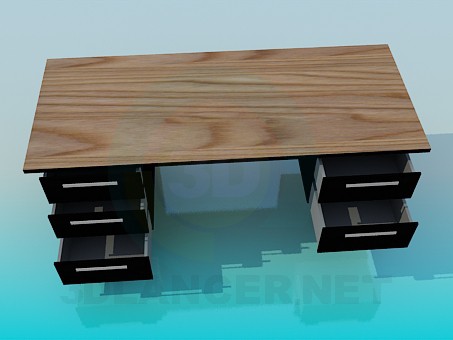 3d model Desk - preview