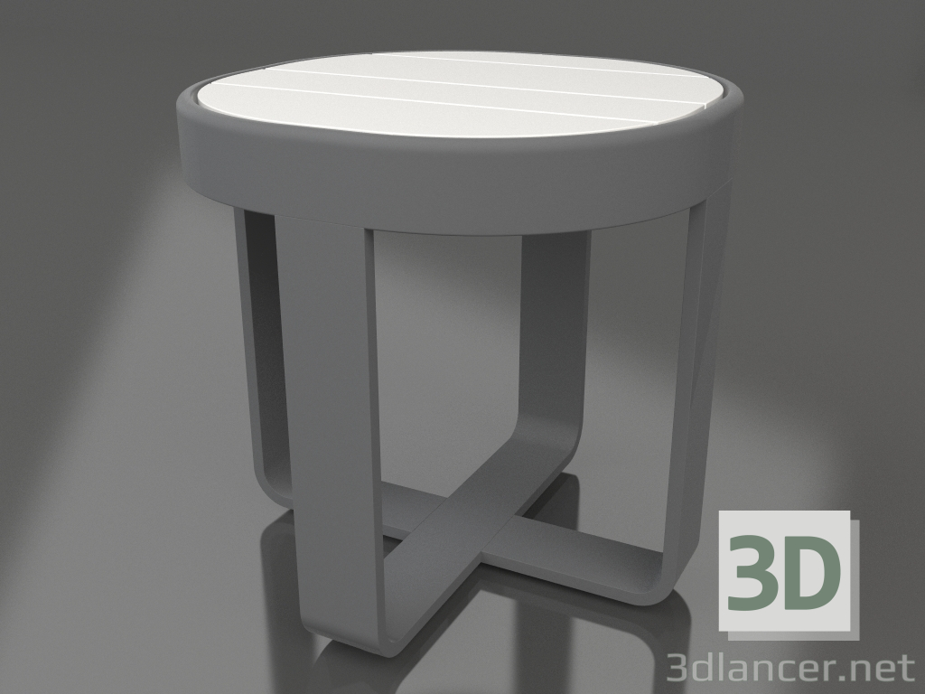 3d модель Кавовий столик круглий Ø42 (DEKTON Zenith, Anthracite) – превью