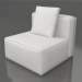 3d model Sofa module, section 3 (Cement gray) - preview