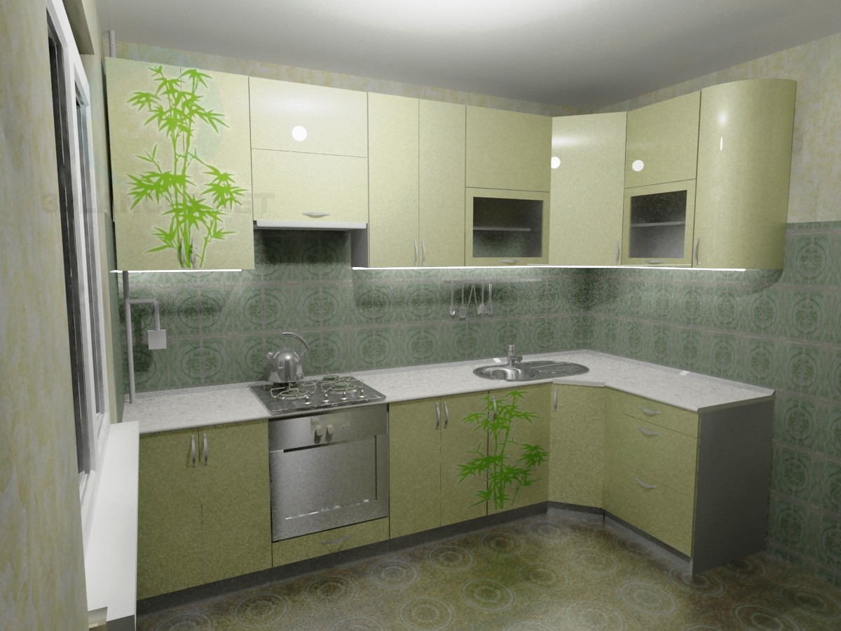 modello 3D cucina - anteprima