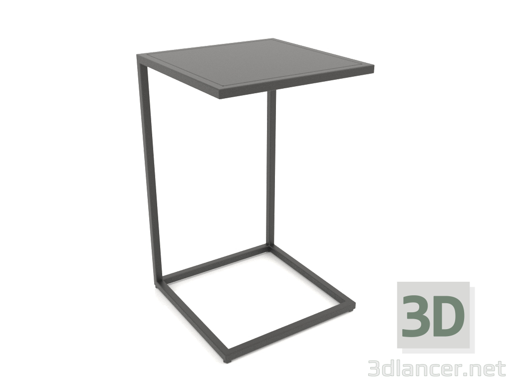 Modelo 3d Mesa de cabeceira quadrada (METAL, 40X40X65) - preview