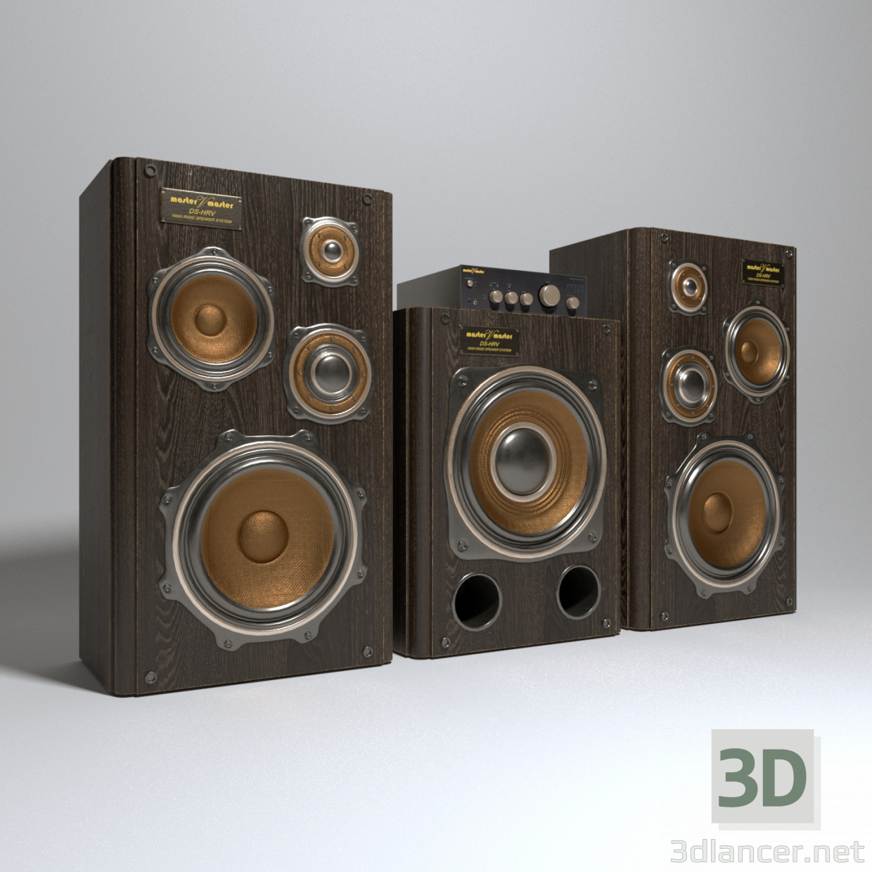 3d Sound System model buy - render