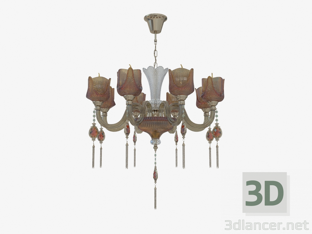 modello 3D Fixture (Chandelier) Corsa (4002 8) - anteprima