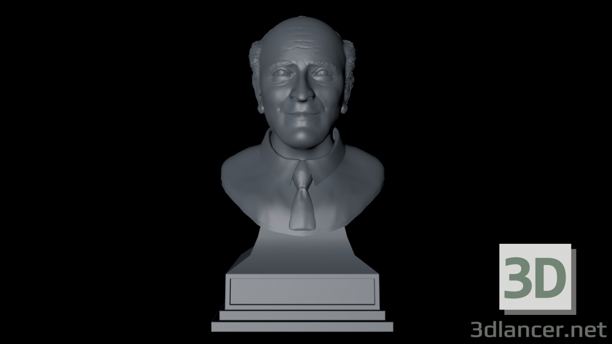 modèle 3D de Buste de Joseph Brodsky acheter - rendu