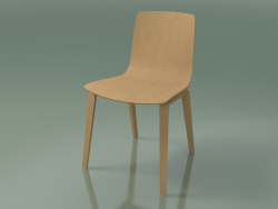 Silla 3910 (4 patas de madera, roble)