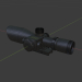 3d Optical sight 2.5-10X model buy - render