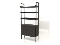 Libreria ST 03 (900х400х1900, legno marrone scuro)