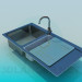 3d model Kitchen sink - preview