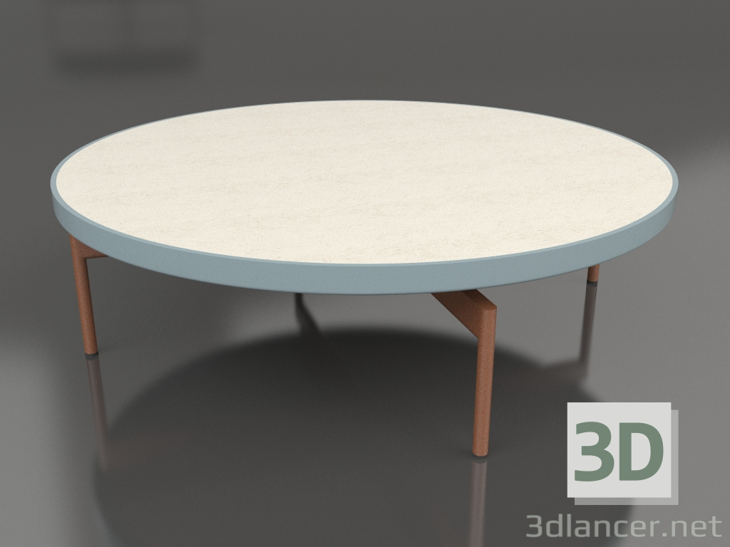 3d модель Стіл журнальний круглий Ø120 (Blue grey, DEKTON Danae) – превью