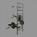 Simulador de gimnasia 3D modelo Compro - render