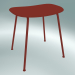 3D Modell Faserrohrhocker (Dusty Red) - Vorschau