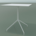 modèle 3D Table carrée 5741 (H 72,5 - 69x69 cm, étalée, Blanc, V12) - preview