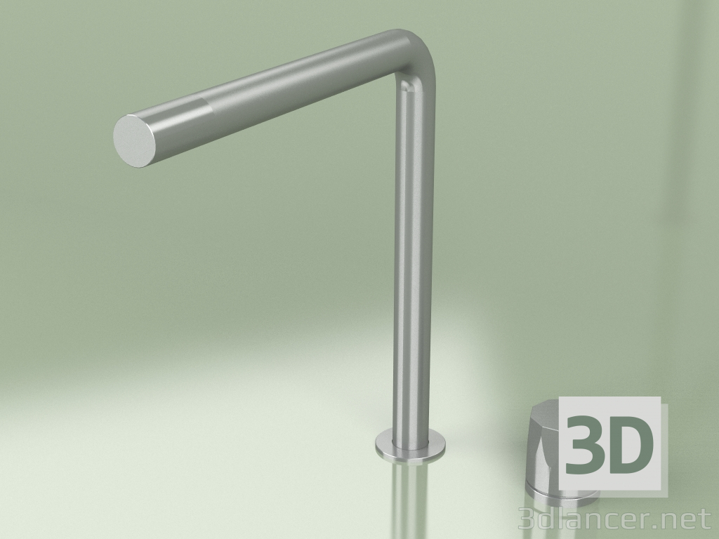 modèle 3D Mélangeur 2 trous avec bec pivotant hauteur 259 mm (15 08 T, AS) - preview