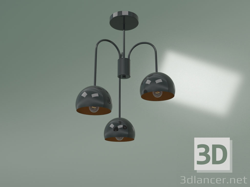 Modelo 3d Luminária pendente 70067-3 (cromada) - preview