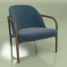 3d model Armchair Aleman (blue) - preview