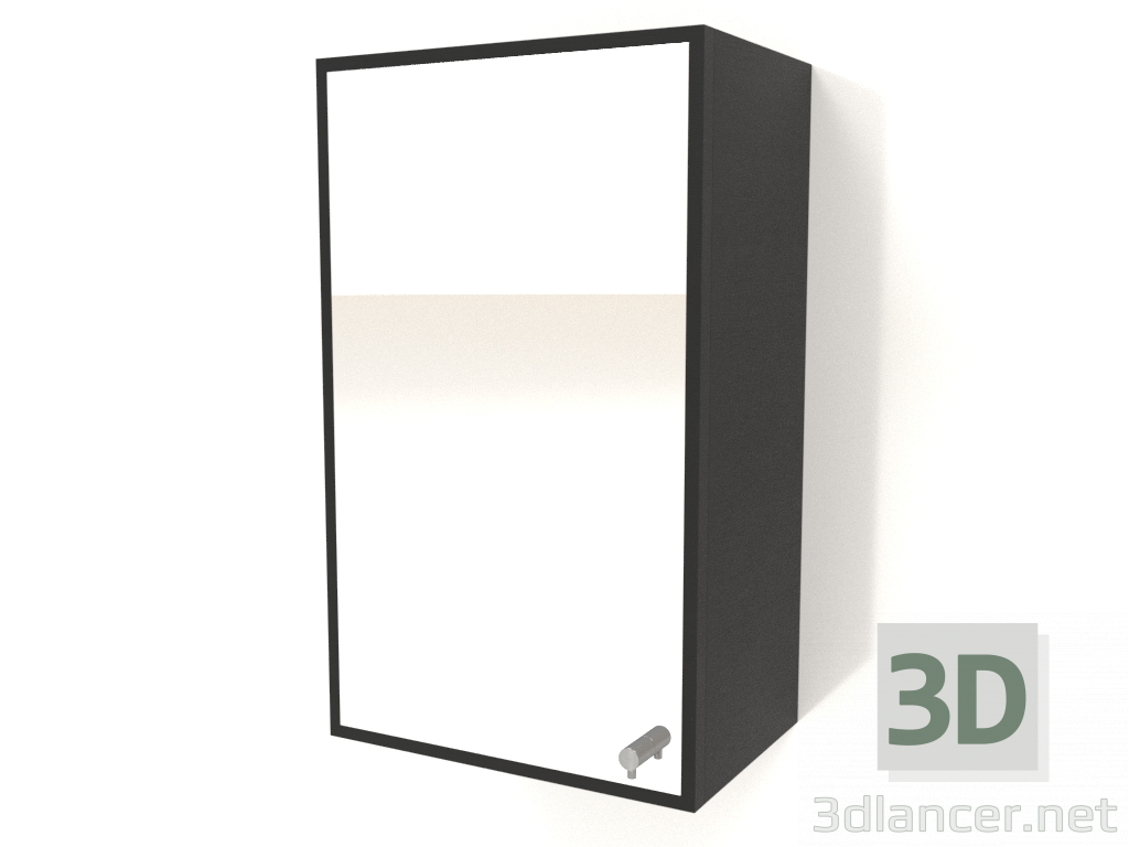 Modelo 3d Espelho com gaveta ZL 09 (300x200x500, madeira preta) - preview